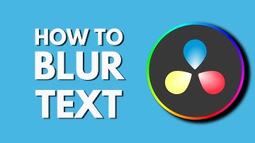 How To Blur Text in Davinci Resolve | Blur Out Text | Easy Way to Davinci Resolve Tutorial