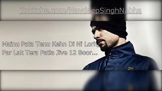 BOHEMIA - HD Lyrics of Only Rap in 'Munda Manaka Da' By "Bohemia" ft. "Jass Manak"