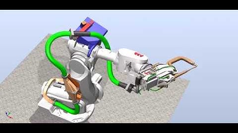 RobotStudio dresspack simulation