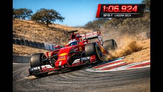 SF15-T Laguna Seca Tv broadcast  1:06.924 [Track Titan record]