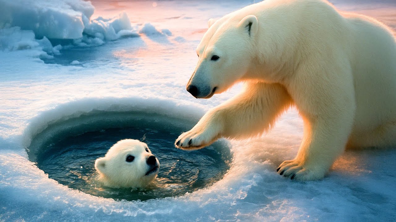 Polar Bear Couldn't Save Her Cub. You Won't Believe Who Came to the ...