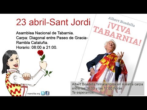 Boadella firmará libros en Sant Jordi 2018