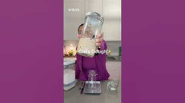 Making my own sourdough starter from scratch named ✨Clara Dough✨Day 33 #sourdough #sourdoughstarter