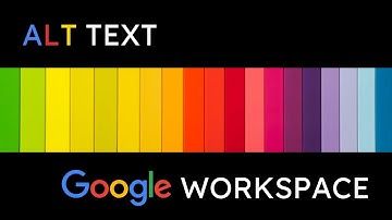 Add ALT Text to Google Docs, Slides, and Drawings