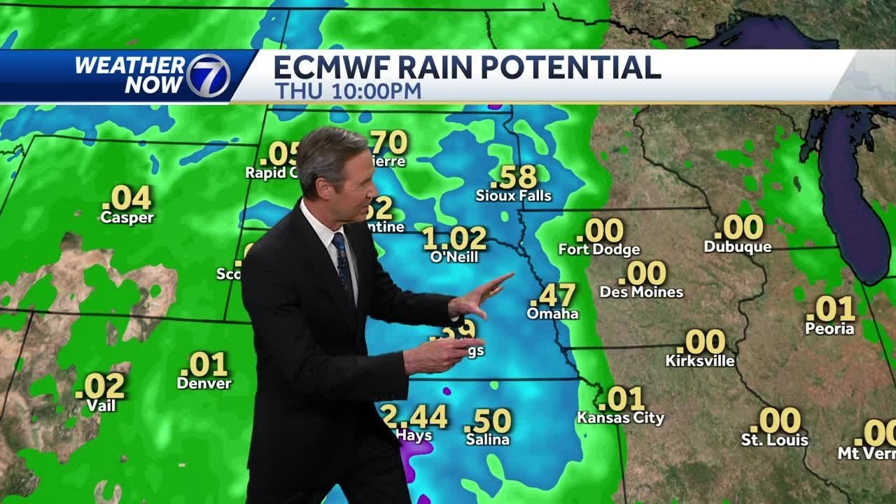 Rain chances ahead: May 28 Omaha - YouTube