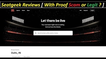 Seatgeek Reviews [ With Proof Scam or Legit ? Seatgeek ! Seatgeek Com Reviews ! Seatgeek.Com Reviews