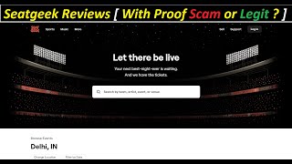 Seatgeek Reviews [ With Proof Scam or Legit ? Seatgeek ! Seatgeek Com Reviews ! Seatgeek.Com Reviews