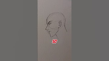 How to draw simple side profile || Jmarron