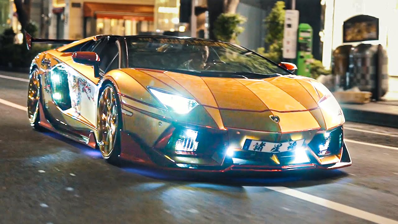 Lamborghini Aventador Roadster 三代目金星号【諸星一家】 - YouTube