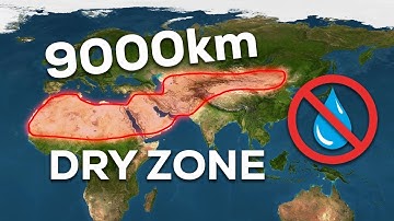 How did this area become completely dry?