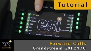 Call Forward - Grandstream Tutorials - ESI Communications screenshot 4