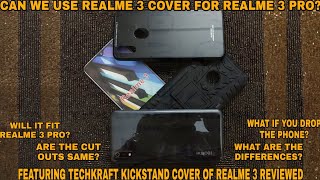 USE REALME 3 COVER ON REALME 3 PRO? FITTING TECKRAFT REALME 3 KICKSTAND COVER FOR REALME 3 PRO TEST screenshot 2