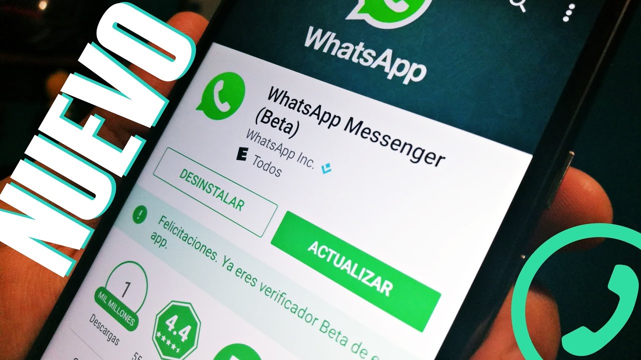 WhatsApp se Actualiza y Agrega Esta NUEVA Función 2017 - YouTube