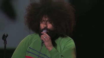 Reggie Watts improv song during TED talk