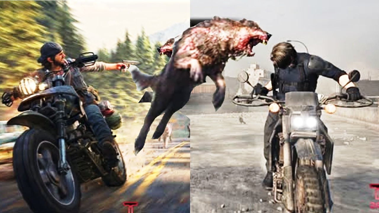 Fighting Wolves With Bikes Leon Vs Deacon  Days Gone Vs Resident Evil 9