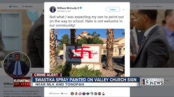 Swastika painted on Vegas church sign