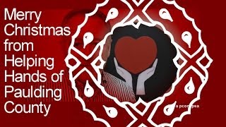 Helping Hands Merry Christmas message