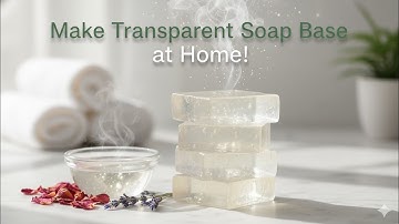 How to Make Transparent Soap Base at Home | DIY Clear Soap Base | Soap Making for Beginners