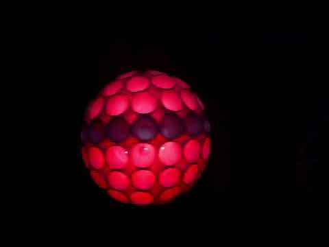 How To Make Ceiling Hanging Sparkle Ball With Drinking Glasses And LED lights