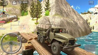6X6 Drive Military Truck Climbing On Steep Hills | OffRoad Drive Pro Android Gameplay HD