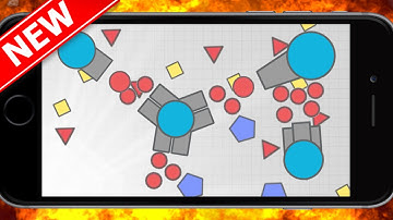 DIEP.IO MOBILE VERSION - First Gameplay - Crazy Top Player High score!