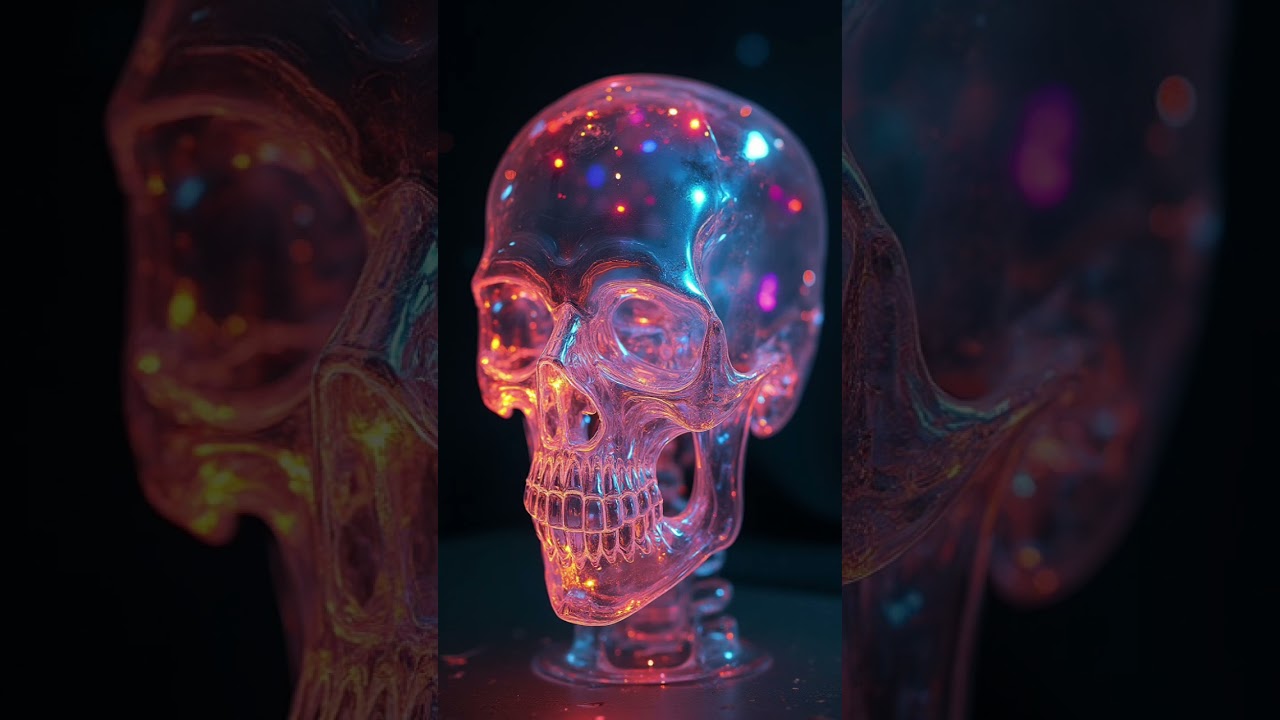 "Illuminated Head with Cracker Explosion: A Dazzling Display!"