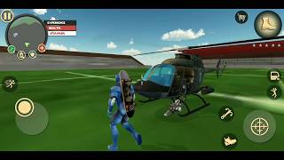 Rope hero vice town game me helicopter drive screenshot 3
