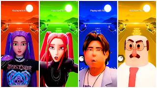 Saja Boys - KPop Demon Hunters 🎺 Tiles hop EDM RUSH #61 screenshot 1