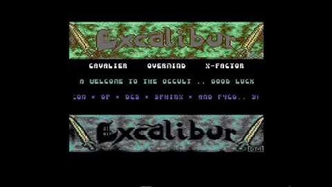 Excalibur intro - Tron C64