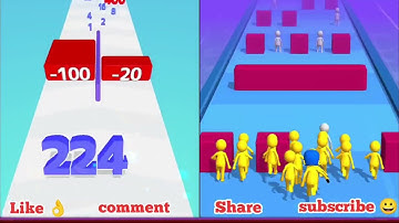 Number Master vs Join & Clash 3D 💚💛💜 Walkthrough Android games #joinblobclash3d 