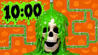10 Minute Timer HALLOWEEN SLIME MAZE 🟢