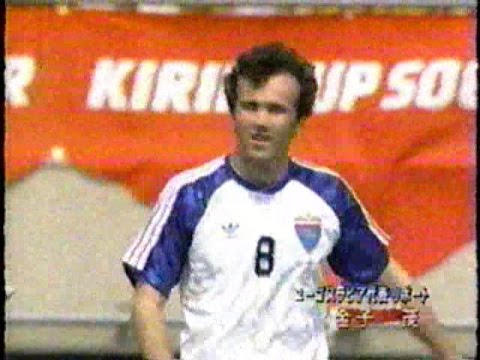 日本vsユーゴスラビア　キリンカップサッカー'96①　国立競技場
