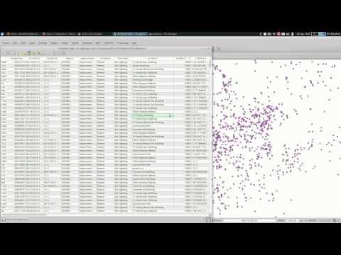 QGIS: ਵਿਸ਼ੇਸ਼ਤਾ ਟੇਬਲ ਅਤੇ ਚੋਣ ਵਿਸ਼ੇਸ਼ਤਾਵਾਂ