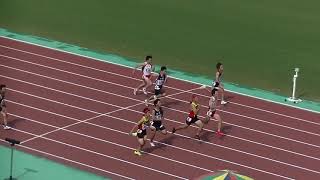 20180609北九州市中学陸上各区大会 中2男子100m決勝（門司）