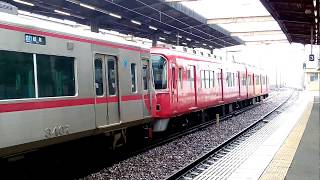 名鉄3109F+3307F 急行岐阜1213ﾚ本宿駅発車