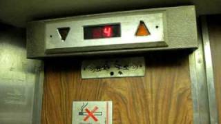 Dangerous and very old Schindler traction elevator