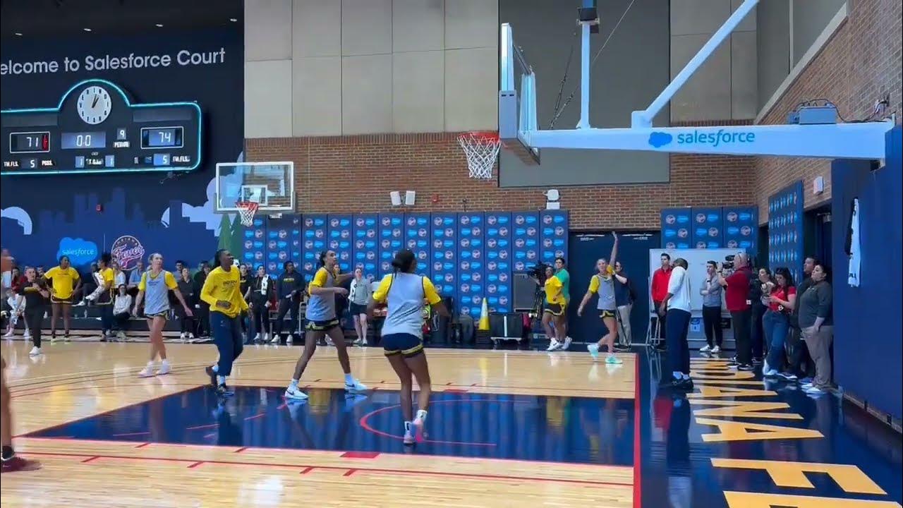 Caitlin Clark + Indiana Fever practice end-of-game situations during training camp on April 28, 2025 - YouTube