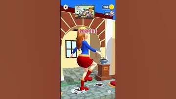 ASMR Tippy Toe Try Again |tippy toe3D  level 72 #Xshorts #tippytoe #satisfying#asmr