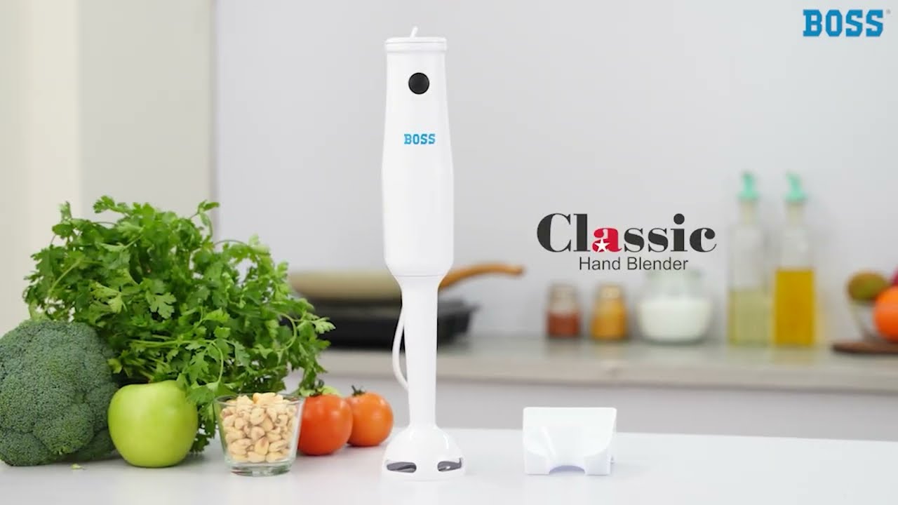 Meet the all-new BOSS Classic Hand Blender, power, precision, and convenience in your hands!