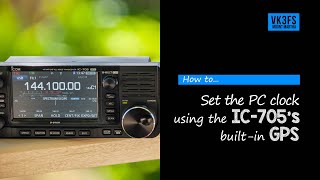 How to set the clock on your laptop using the IC-705's built in GPS screenshot 5