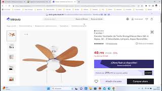 Oferta Miravia Cecotec Ventilador Techo Aspas Bonitas Barato 31 80 Dto Opinión Descuento