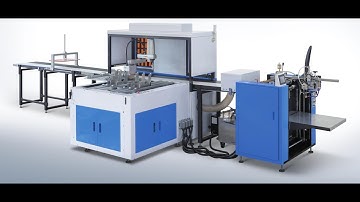 Automatic book cover making machine/automatic gluing and position machine for hardcover/case maker