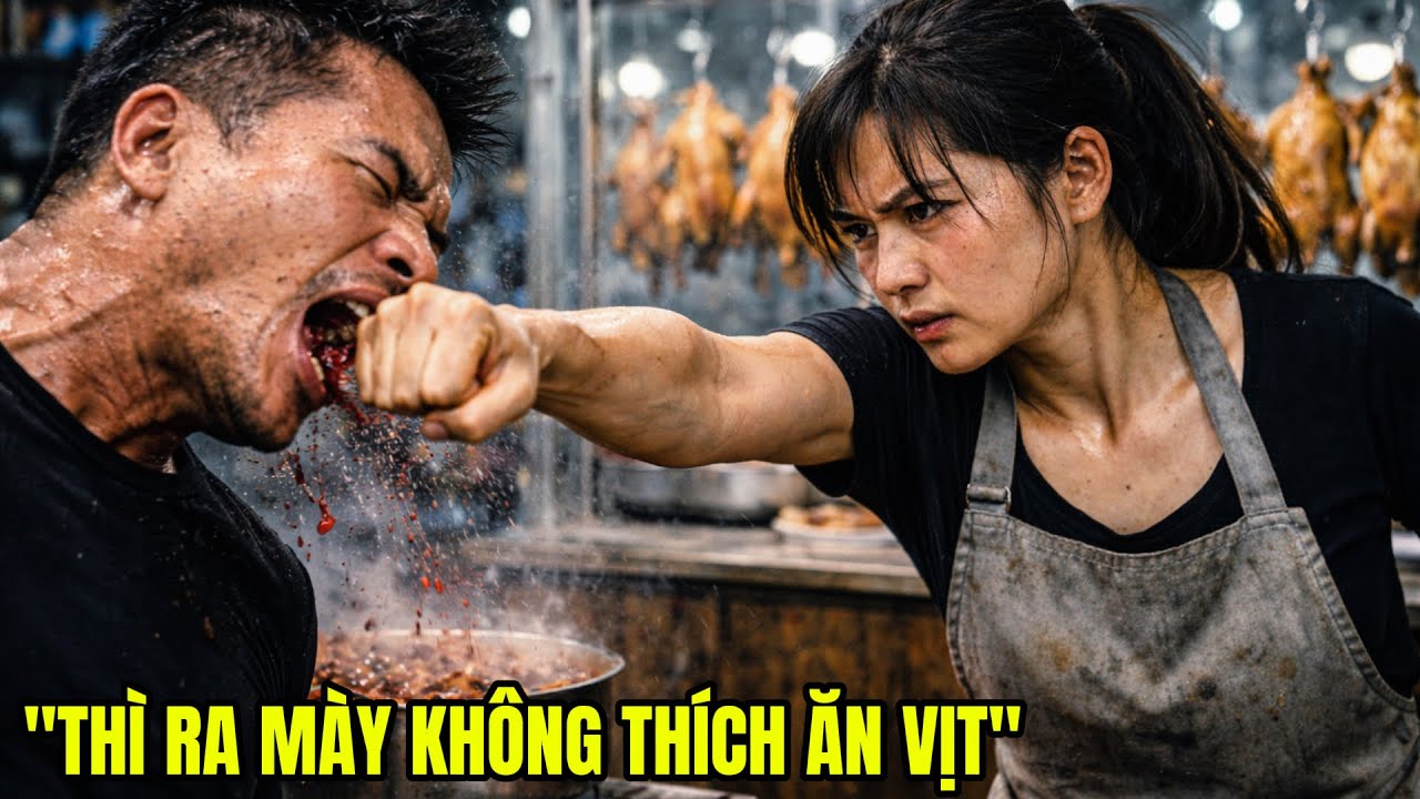 Cô Gái Nghèo Bán Vịt Quay Bị Giang Hồ Đòi Tiền ‘’Bảo Kê’’ Nhưng Lại Bị Cô Cho Ăn Đấm Liên Hoàn