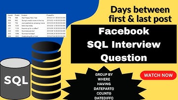 SCENARIO BASED FACEBOOK SQL INTERVIEW Question 🔥🔥