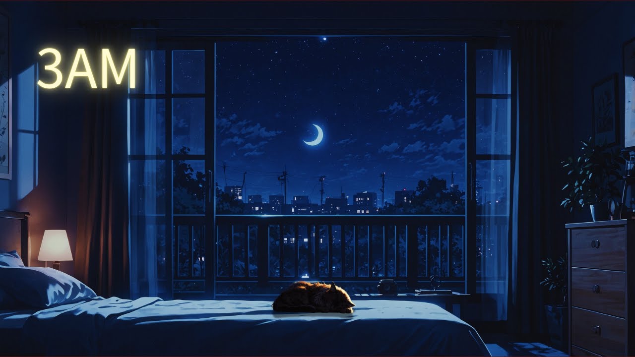 眠れない夜のLo-fi｜午前3時、目が冴えてしまう夜に｜3 Hours Sleep LoFiSleep Lo-fi for Late Night Overthinking | 3AM