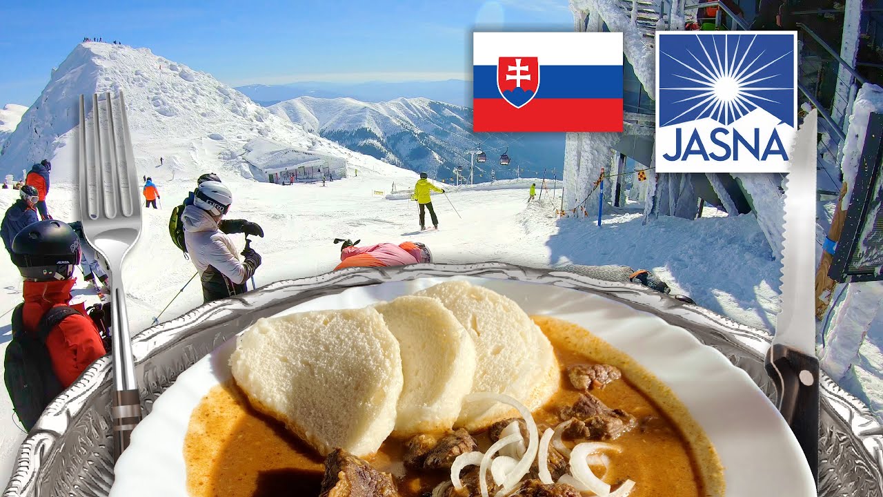 Ski ⛷️ Jasna Chopok Slovakia on the Silver Plate 🍽️: Almost Alps, but “almost” makes the difference