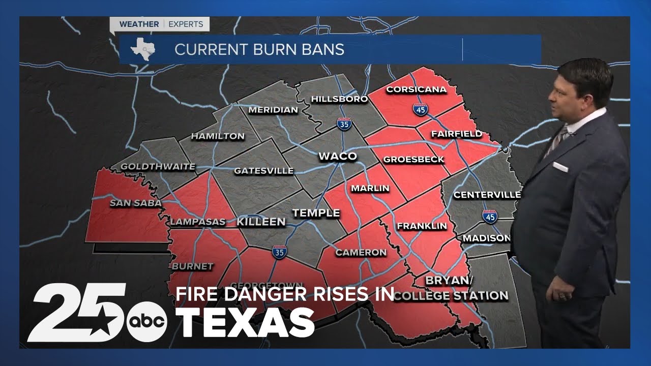 Dry Weather Ahead: Fire Danger and Warm Days Expected in Central Texas ...