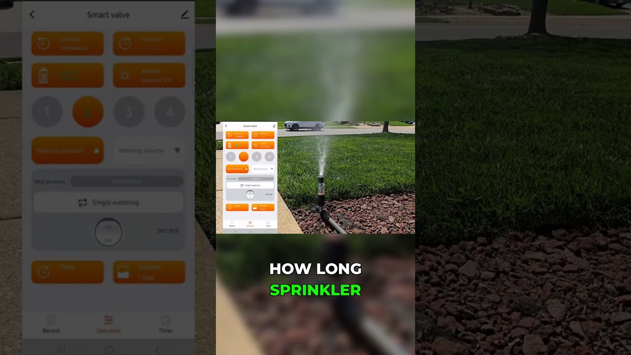 This Watering System Saves Me Hours Every Week #shorts #lawncare #hack