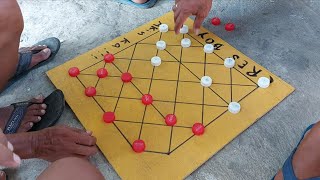 master edwin cabalquinto vs ricky abare #boardgame #dama #sports 