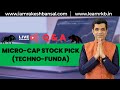 Techno-Funda Micro-cap Stock Pick  #livestream #questionanswer